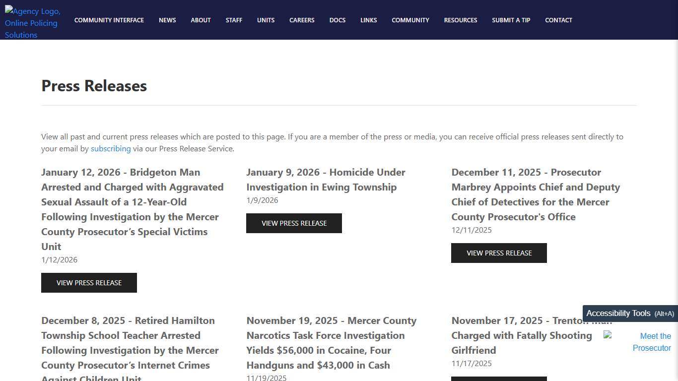 Mercer County Prosecutors Office